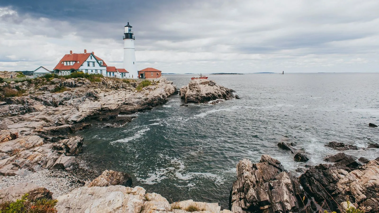 Bass harbor head lighthouse near bar harbor maine