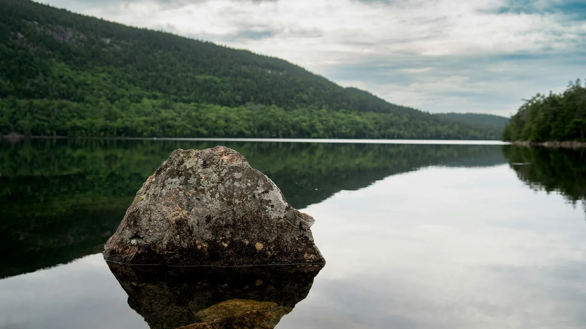 Jordan pond in acadia national park maine