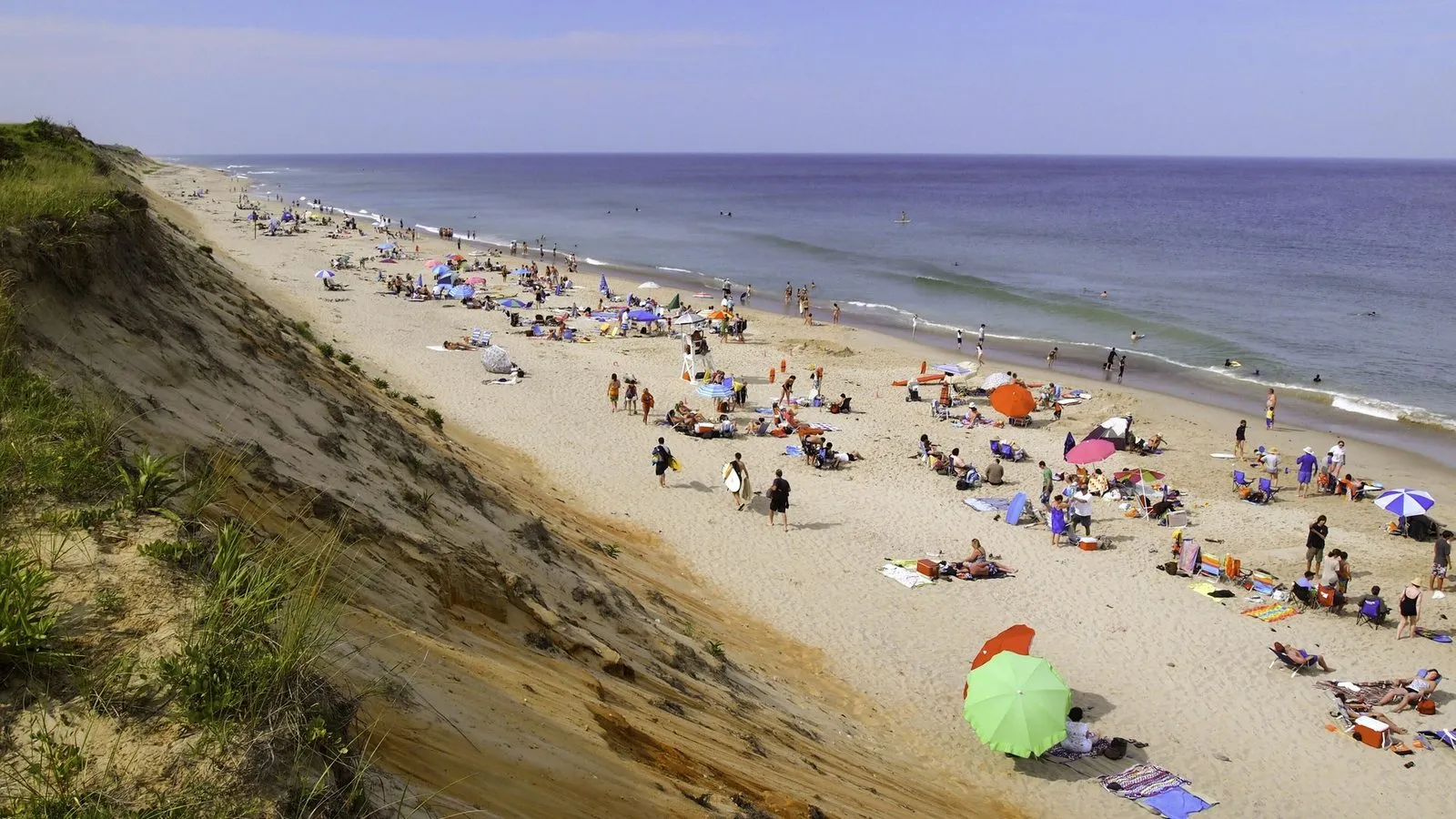 Sand dunes on cape cod massachusetts