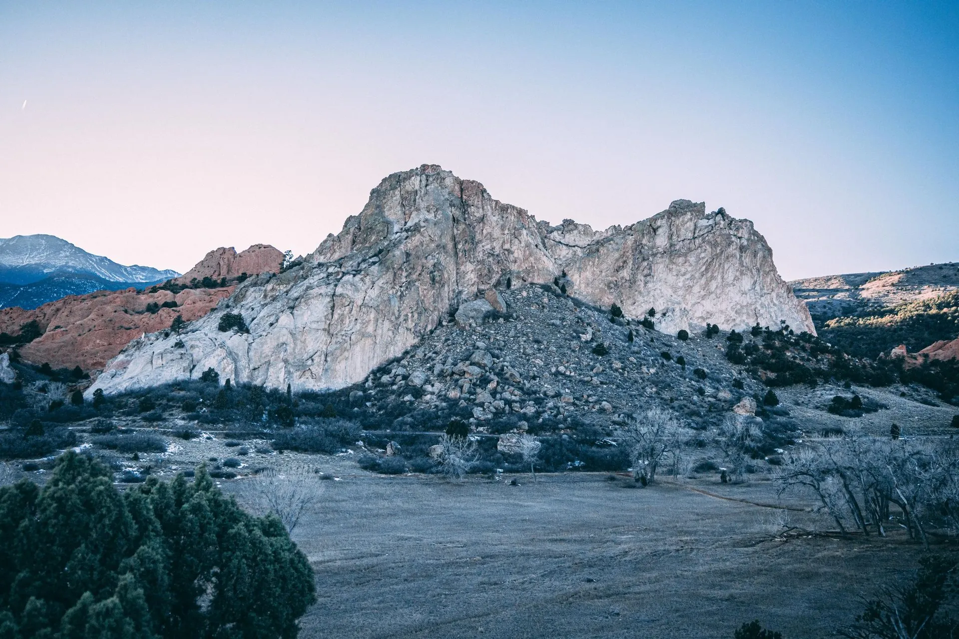 View the Gods with dramatic rock formations in Colorado Springs
