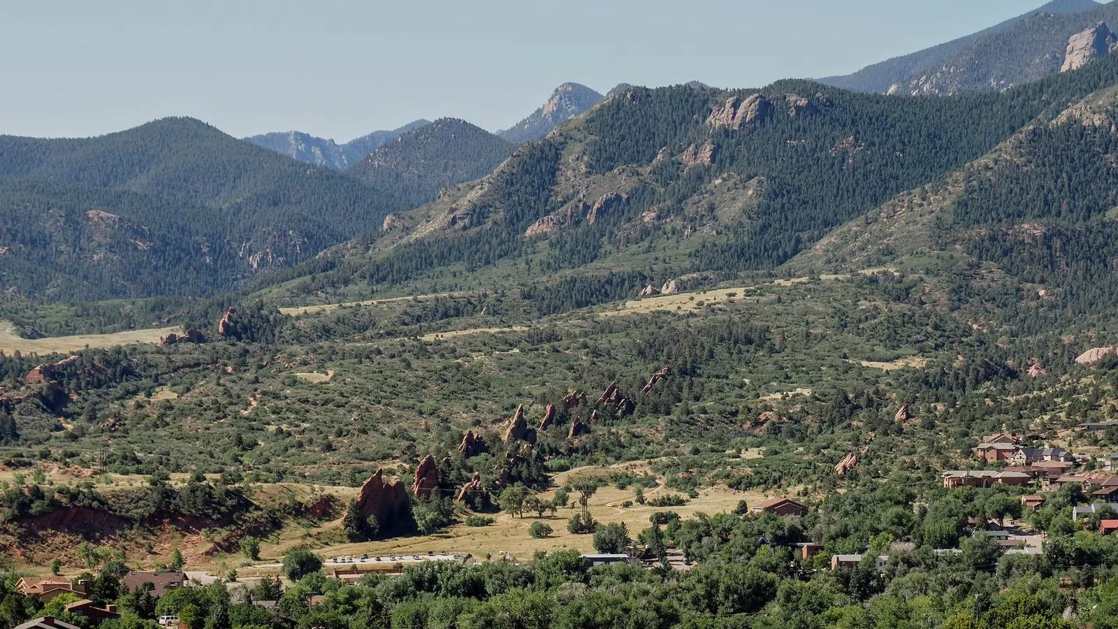 Red rock canyon open space in colorado springs