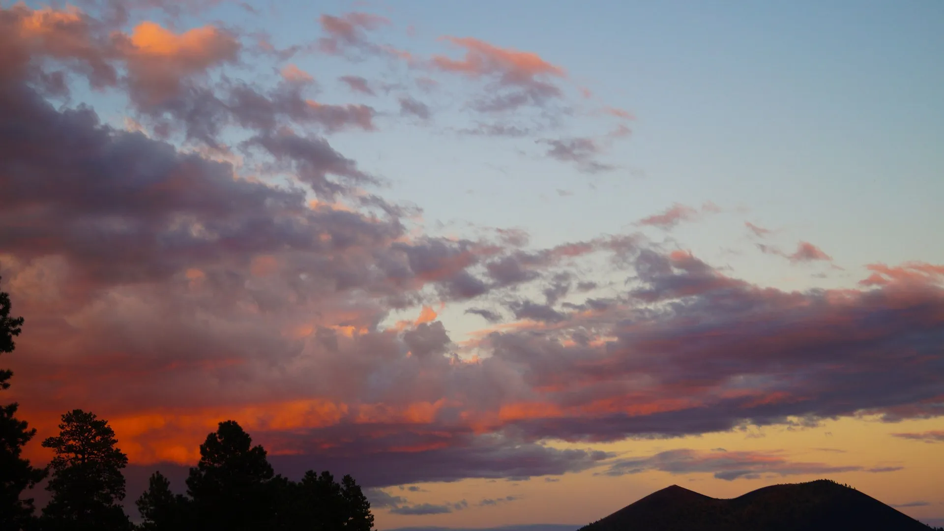 Sunset crater near flagstaff arizona