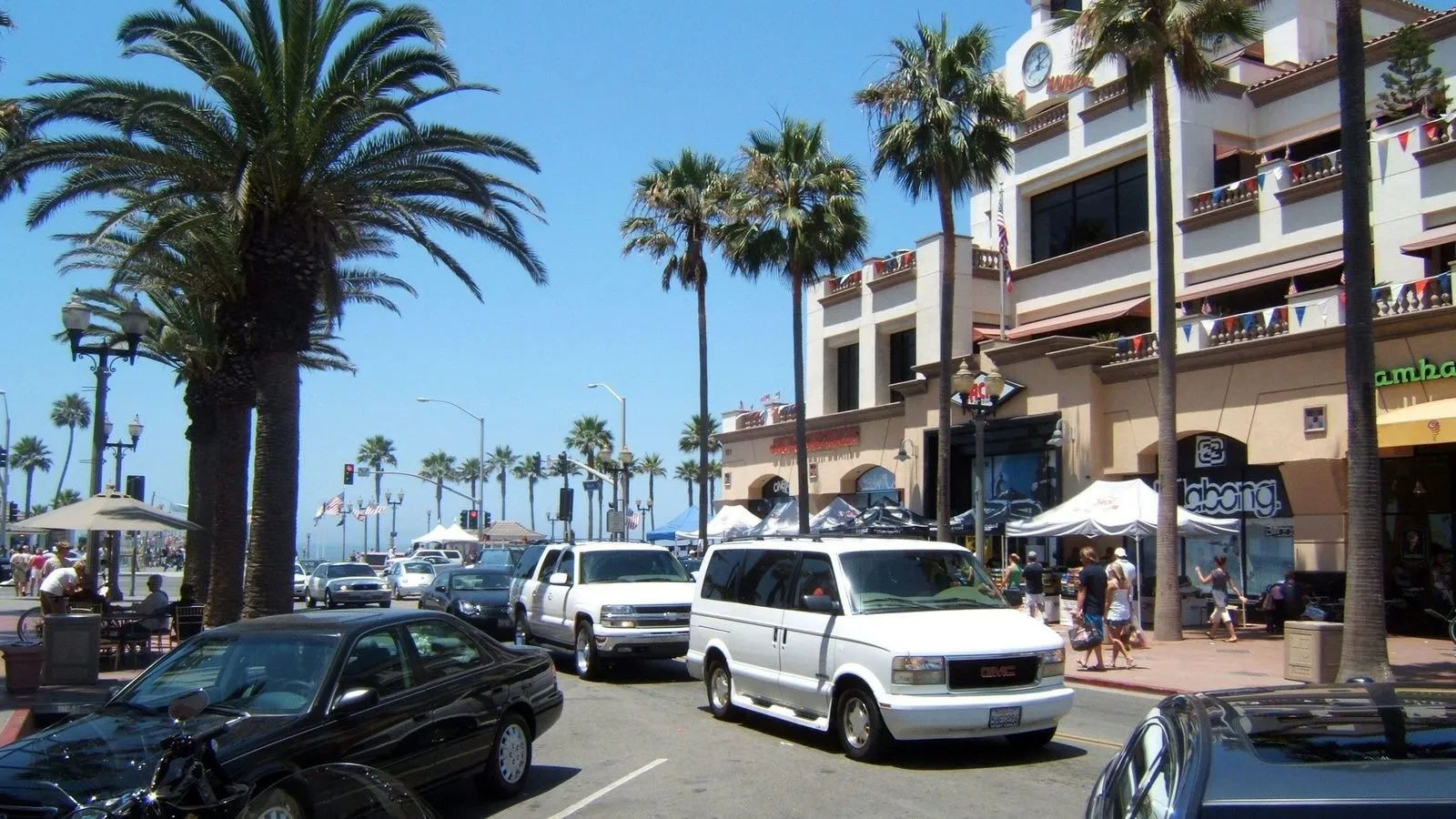 Downtown huntington beach california