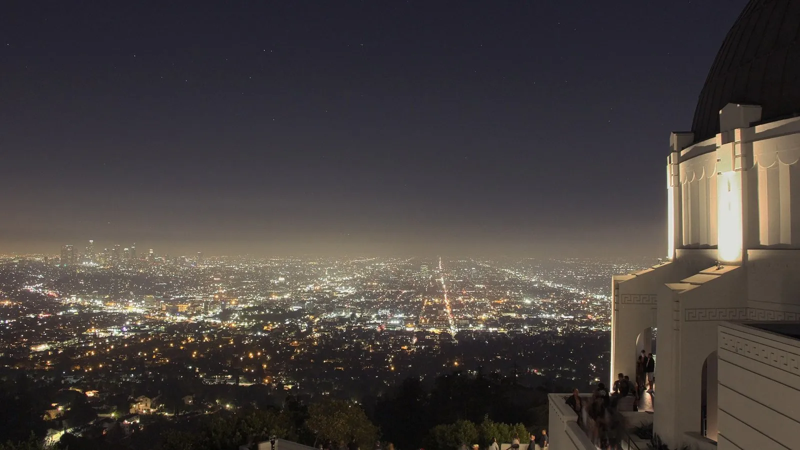 Griffith observatory and los angeles