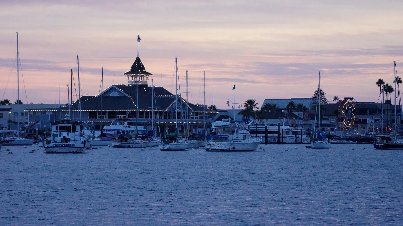Balboa pavilion in newport beach california