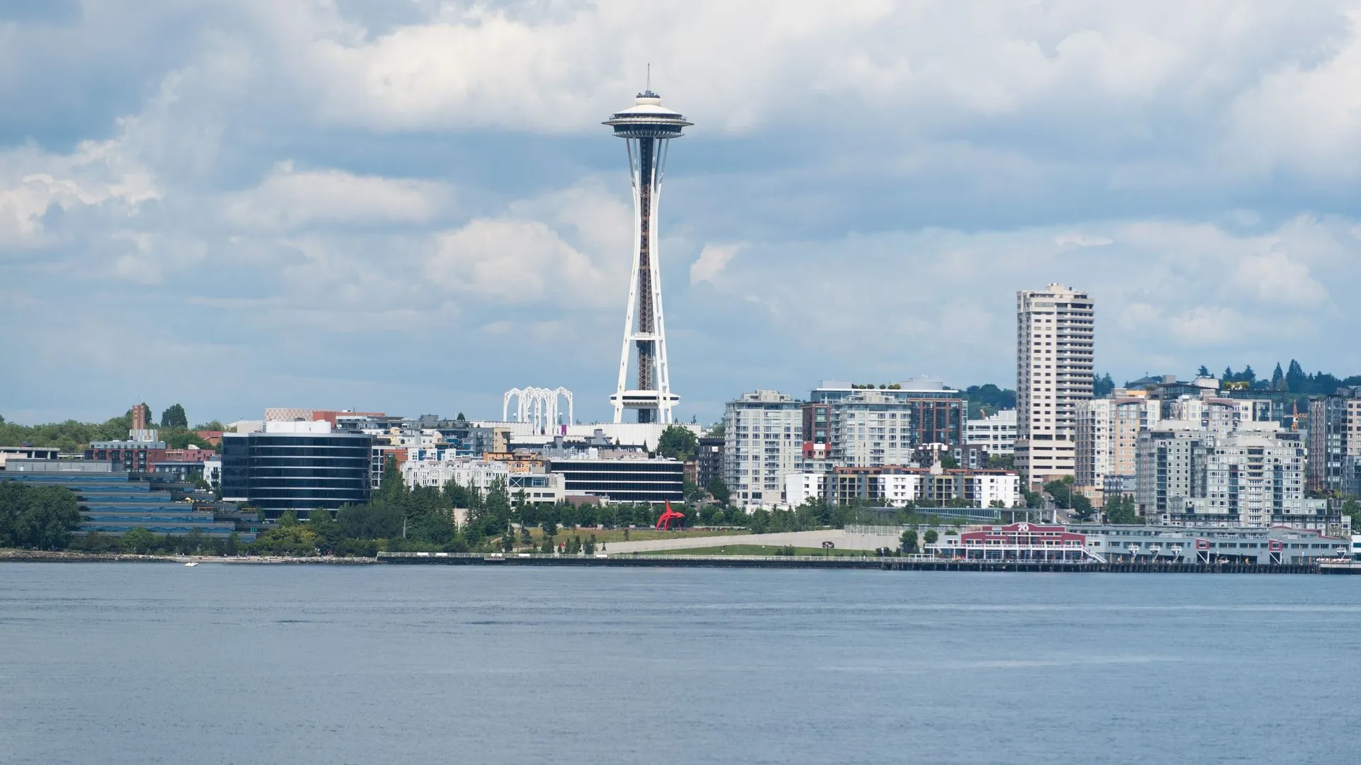 View of the Seattle skyline featuring the iconic Space Needle