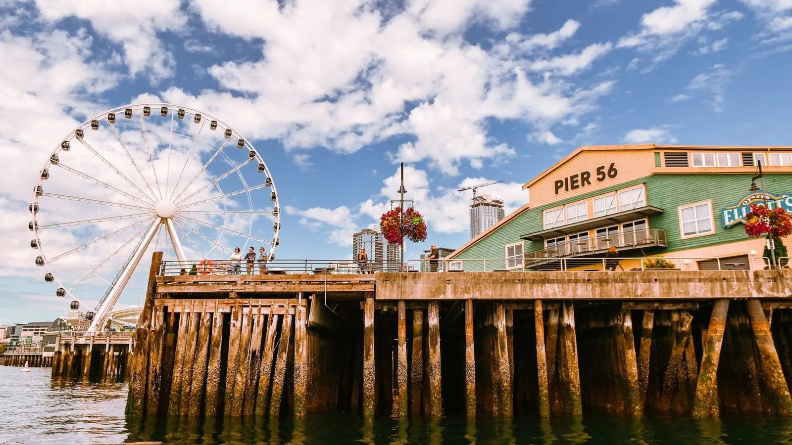 Seattle waterfront and great wheel