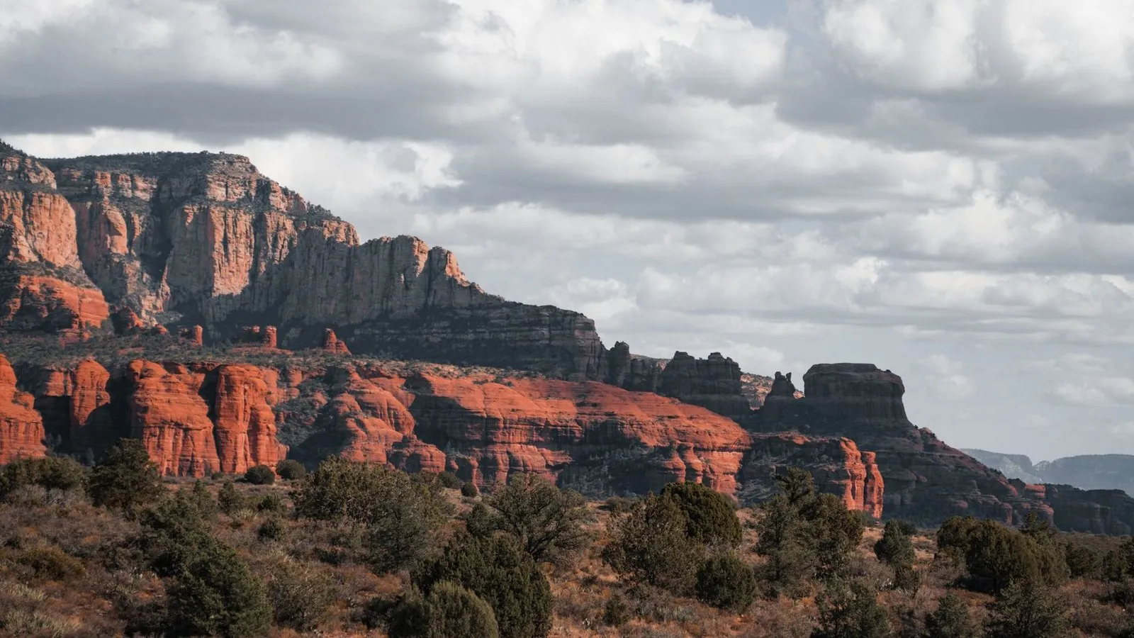 View from airport mesa in sedona arizona