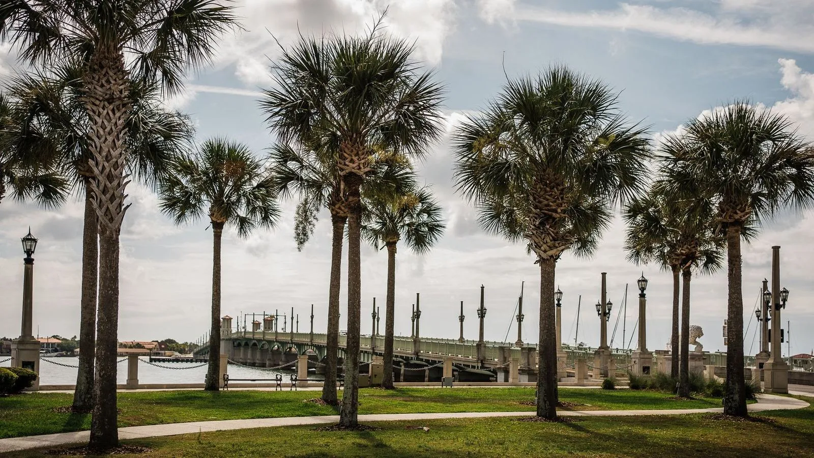 Bridge of lions in st augustine florida