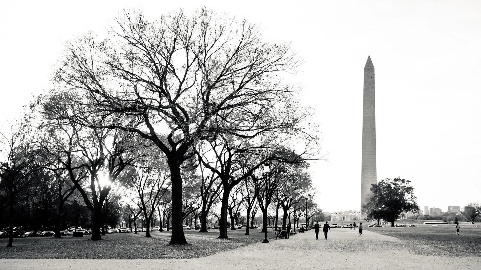 Washington monument on the national mall
